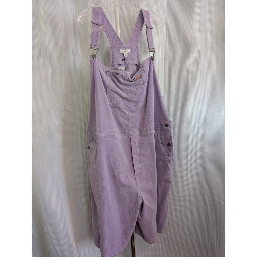 BP Pride Corduroy Short Overalls Carpenter Lavender Purple NWT Queer 3x (J15) - Picture 2 of 7